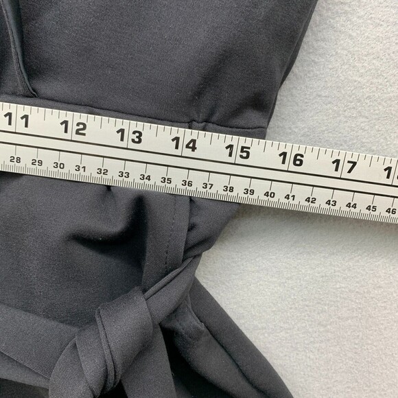 Soft Surroundings Simply Elegant Ponte Knit Wide Leg Jumpsuit Womens XS Tie Lux - Picture 16 of 16